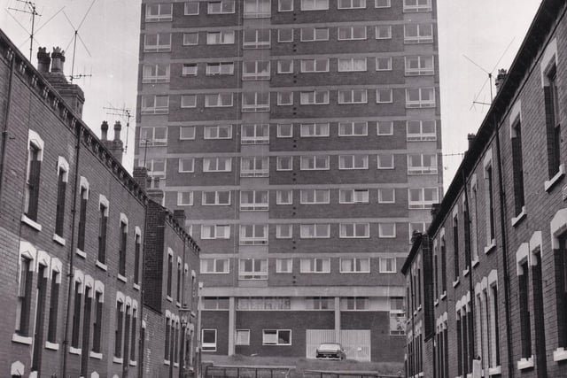 One of the blocks of skyscraper flats in Leeds. The sound-proofing of these flats was the subject of a question by a YEP reader back in the day. Do you know where this photo was taken?