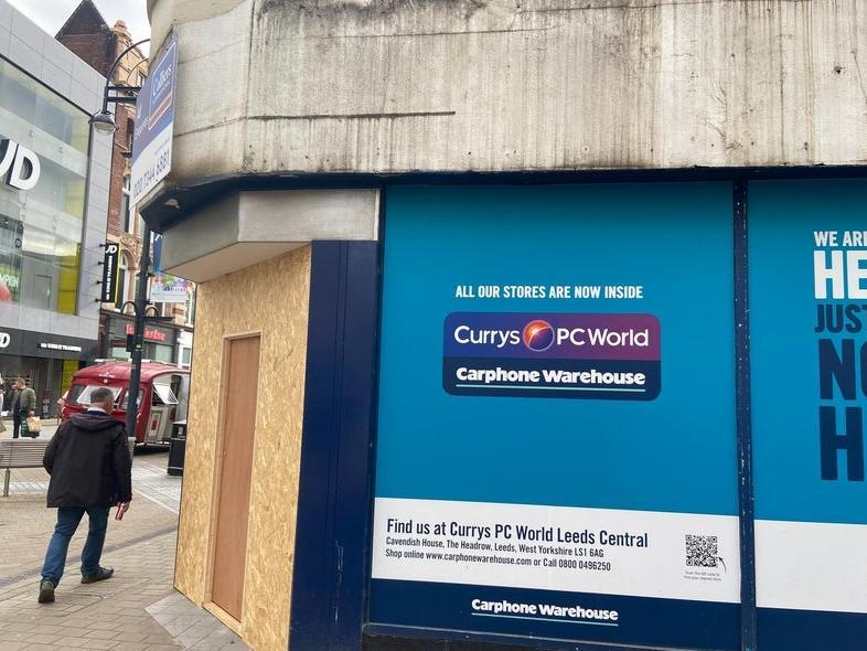 In March, technology retail giant Dixons Carphone wielded the axe on its Carphone Warehouse chain, closing all of its standalone UK stores including in Leeds. Outlets inside Currys PC World, in Albion Street, White Rose and Guiseley, remain open.