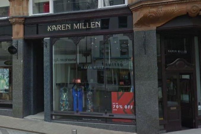 Boohoo also bought Karen Millen, closing its stores, including the one in the Victoria Quarter.