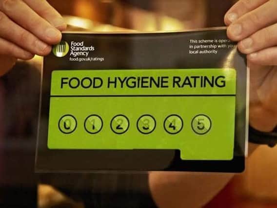 Hygiene ratings are dished out by the Food Standards Agency.