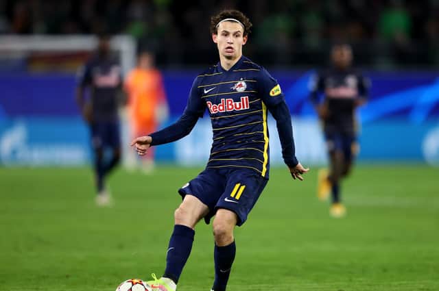 Leeds United held interest in signing Brenden Aaronson in the January transfer window. Pic: Getty