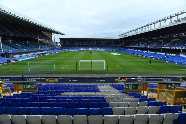 The stage is set at Goodison Park.