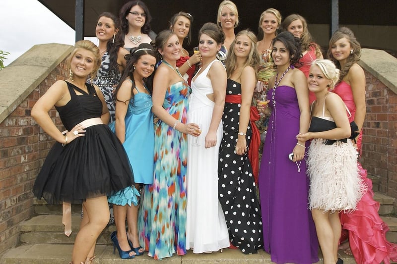 Cardinal Allen High School leavers prom 2010. Pictures are Bethany Bater ,Danii Beesley,Lauren Killeen, Rachel Dewhirst ,Isabella Bardus-Cook,Nahal Cheema, Farra Moden. Back row: Kirsty Barcock, Hannah Bower, Sophie Mahood, Molly Rea,Vicky Matthews, Rebecca Sarre and Gemma Wylie. Picture By Kevin Walsh