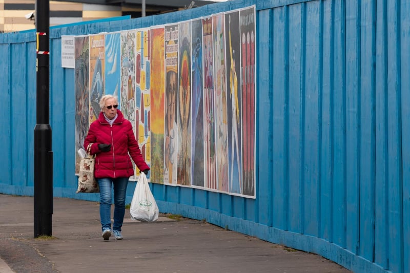 Morrisons have been asked to pledge funding for artwork to be installed along the 200m fencing.