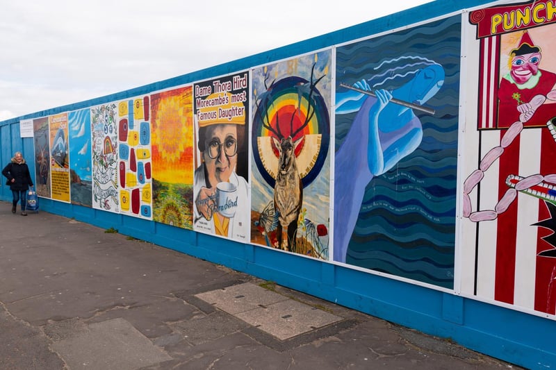 Beki Melrose, from Morecambe’s Good Things Collective – formerly The Exchange Creative Community CIC – helped facilitate and coordinate the new artwork.