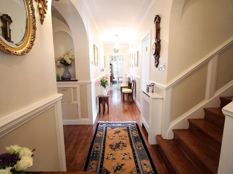 The impressive hallway