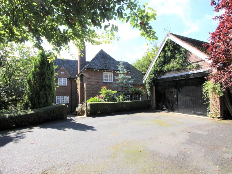 The house offers ample room for cars