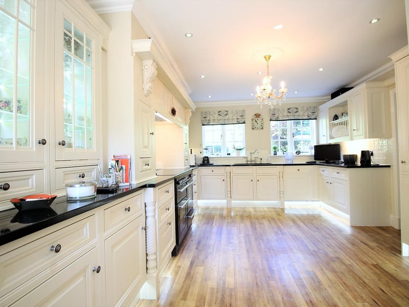 The stunning kitchen