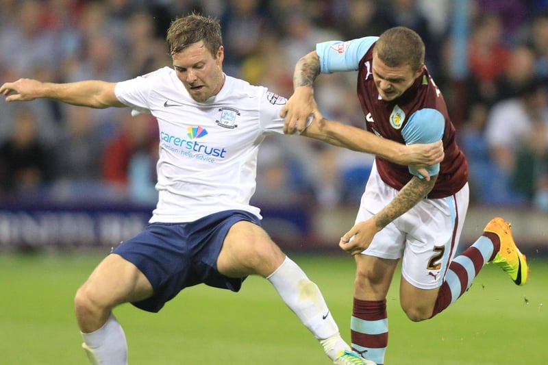 England's left-back Kieran Trippier scored for Burnley against PNE in the League Cup in August 2013.