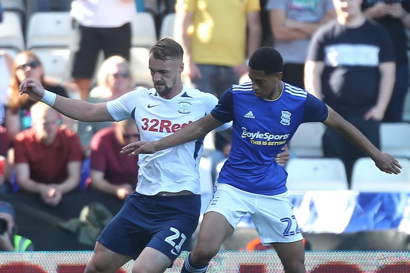 The teenager twice played for Birmingham against PNE in  the 2019/20 season, aged only 16.