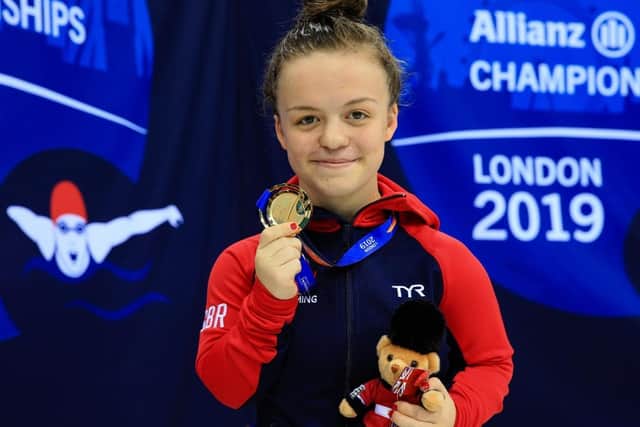 Another Northampton Swimming Club member and 2016 Paralympic champion Ellie Robinson. Photo courtesy of the club