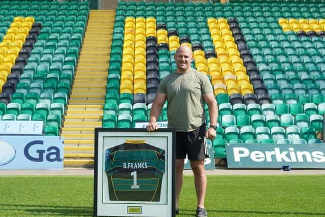 Ben Franks said goodbye to life at Saints last week