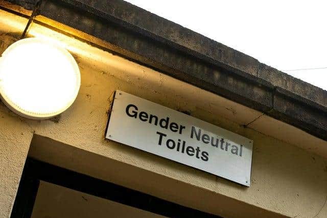 The toilets were set up so there would only be one public toilet to disinfect - but visitors criticised the loos for "putting women at risk".