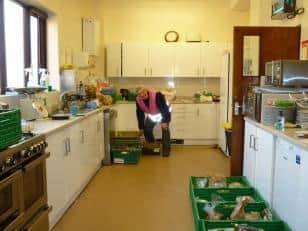 The group has been able to use the cafe at the church hall.