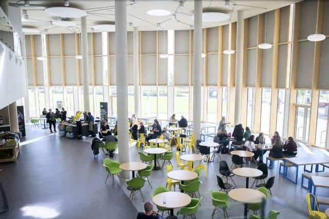 The brand new campus brought together buildings from over four different sites at Avenue Campus, St George's Avenue, Park Campus and Boughton Green Road.