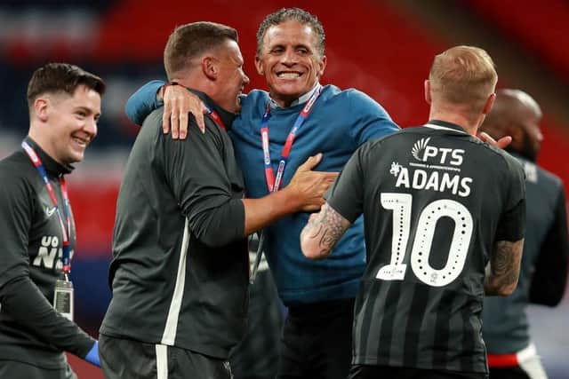 Nicky Adams and Keith Curle have become close friends over the last few years.