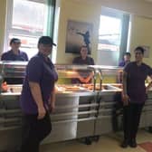 Many of our Caf Vie staff are still working on our sites across the county to provide meals for our staff and inpatients.