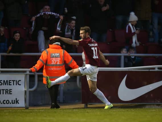 Andy Williams scored some crucial goals for the Cobblers, including a last-gasp winner against Stevenage.