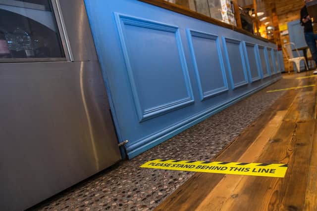 Strict queuing measures are in place throughout Bewitched to keep customers apart.