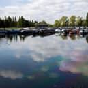 It's still not known how much oil was in the marina before the clean-up operation took place in April.