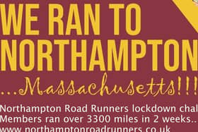 The group clocked up enough miles to make the equivalent of a journey to Northampton in America.