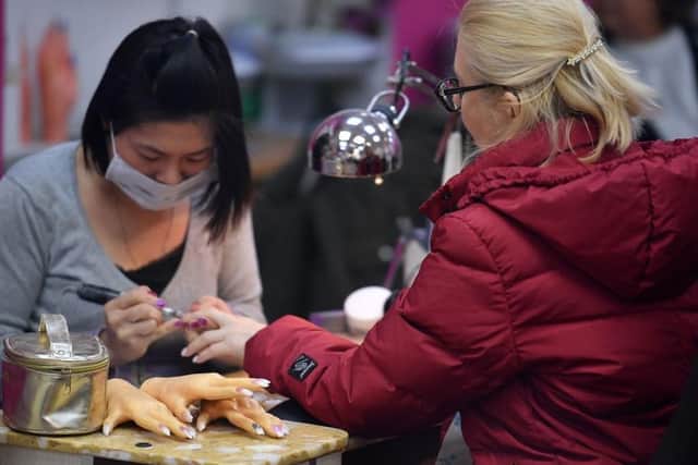 Northampton's nail bars are among businesses who can reopen today for the first timne in 3 months. Photo: Getty Images