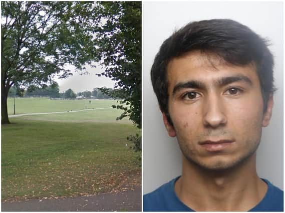 Dogan Askoy approached a woman on the Racecourse from behind and forced her to the ground.