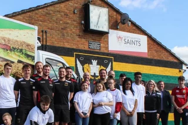 The Saints Foundation will be handing out sandwiches every morning to hungry children during the school holidays.