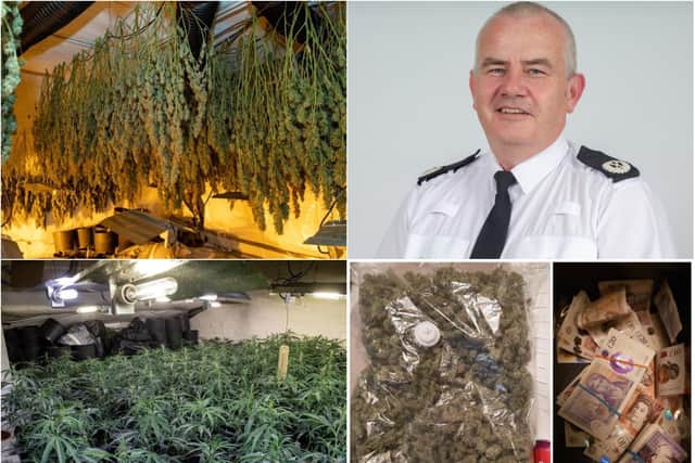 Northamptonshire Police have carried out dozens of busts on cannabis farms across the county in the past two months.