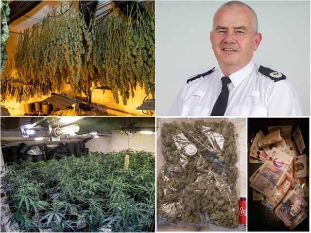 Northamptonshire Police have carried out dozens of busts on cannabis farms across the county in the past two months.