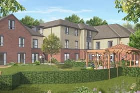An artist's impression of how the new care home will look.