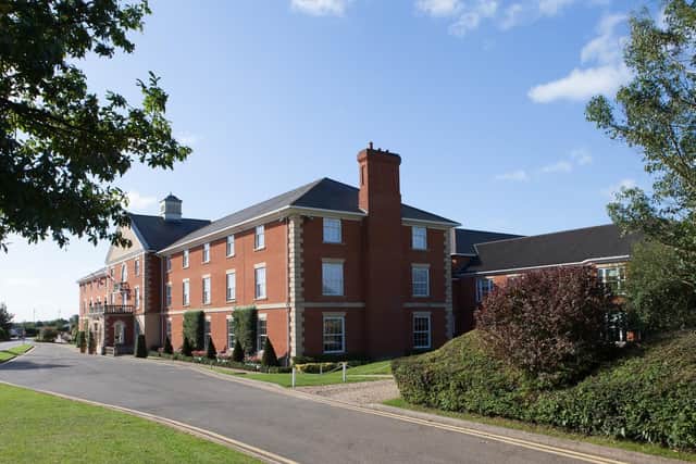Whittlebury Park sits on hundreds of acres of parkland with a 36-hole golf course.
