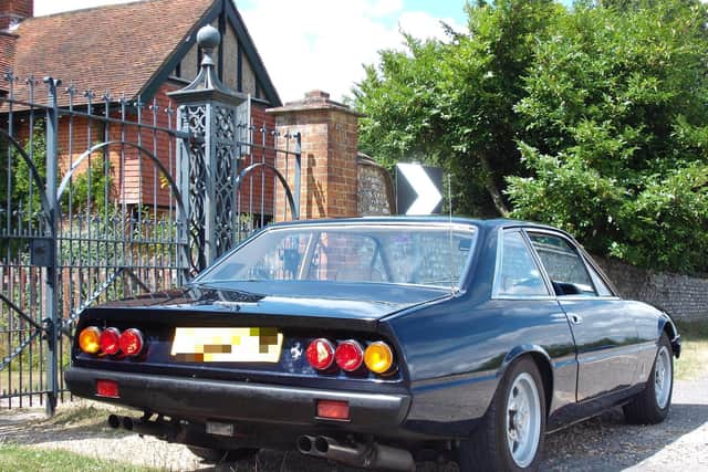 The Italian classic turned up at a Daventry workshop on Tuesday with a request for restoration work