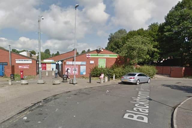 Police are investigating an alleged assault near shops in Blackthorn