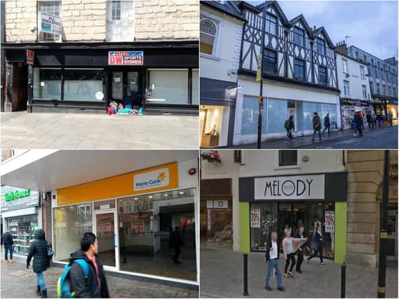 There are more than 20 shops in Northampton town centre alone that have been shut for more than a year.