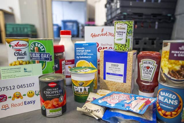 Parcels include ambient food and can be topped up with fresh food grown on the allotment, subject to demand.