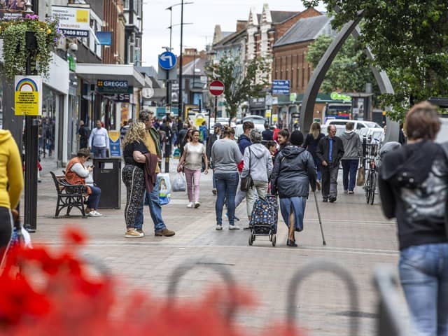 Abington Street in Northampton has been busy at the weekends but what about in the week?