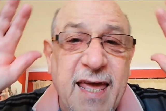 A still from the video on YouTube