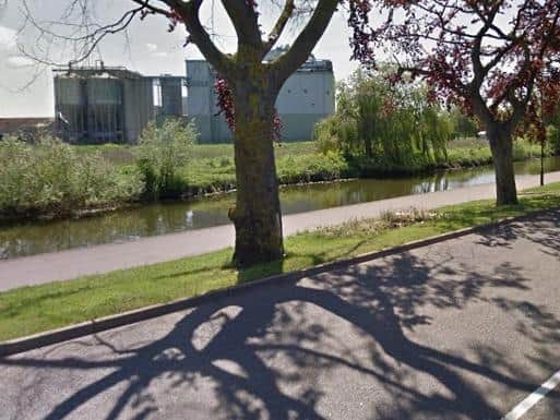 The Embankment in Wellingborough.