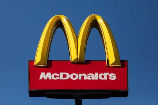 McDonald's are open for eat-in customers at Sixfields and St James Retail Park. Photo: Getty Images