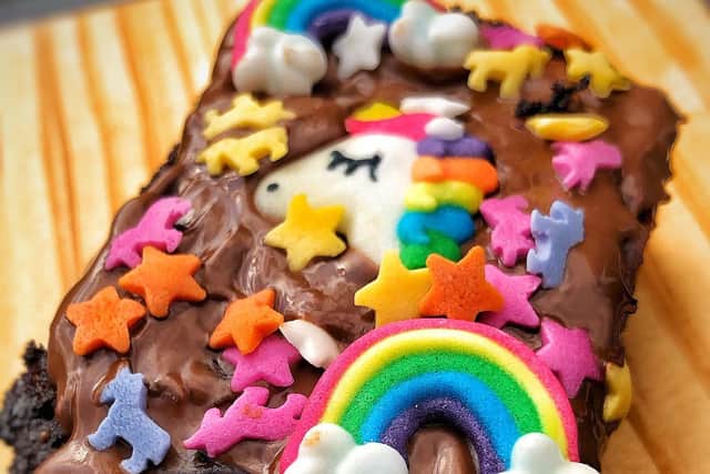Brooklyn Brownie Co.'s 'unicorn explosion brownie'