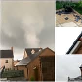 Homeowner Steve Abraham and his wife came home form a getaway in Dorset to find their house had been hit by a tornado.