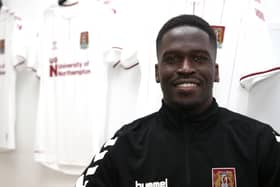 Christoper Missilou has signed for the Cobblers