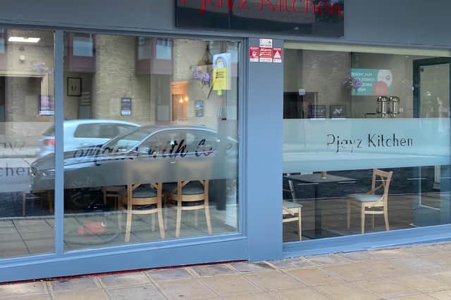 The new restaurant will open at the weekend.