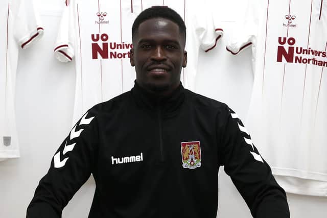 New Cobblers signing Christopher Missilou