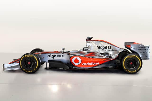 The McLaren MP4-21, used in the 2006 F1 world championship but painted in the livery used by Lewis Hamilton to win the 2008 title for the Woking-based team, is up for auction. Photo: F1Authentics.com