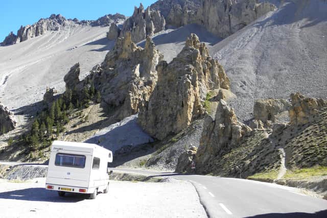 Their motor caravan gives them the freedom they desire.