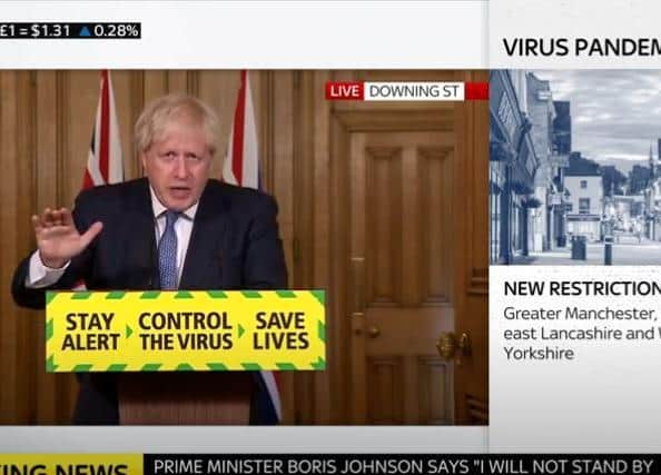 Boris Johnson drops his bombshell announcement live on TV on Friday morning