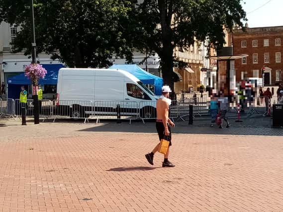 A temporary testing centre was set up in the Market Square this week. Now, a permanent one has been established "for the foreseeable future".