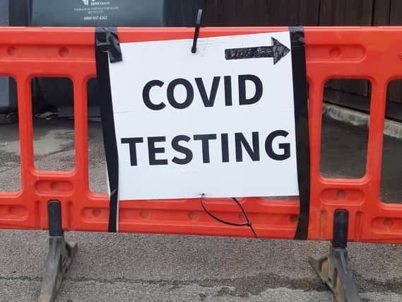 Coronavirus testing has been ramped up across the county